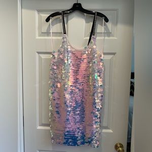 Le Superbe Pink Iridescent Dress | NWT | Size 10